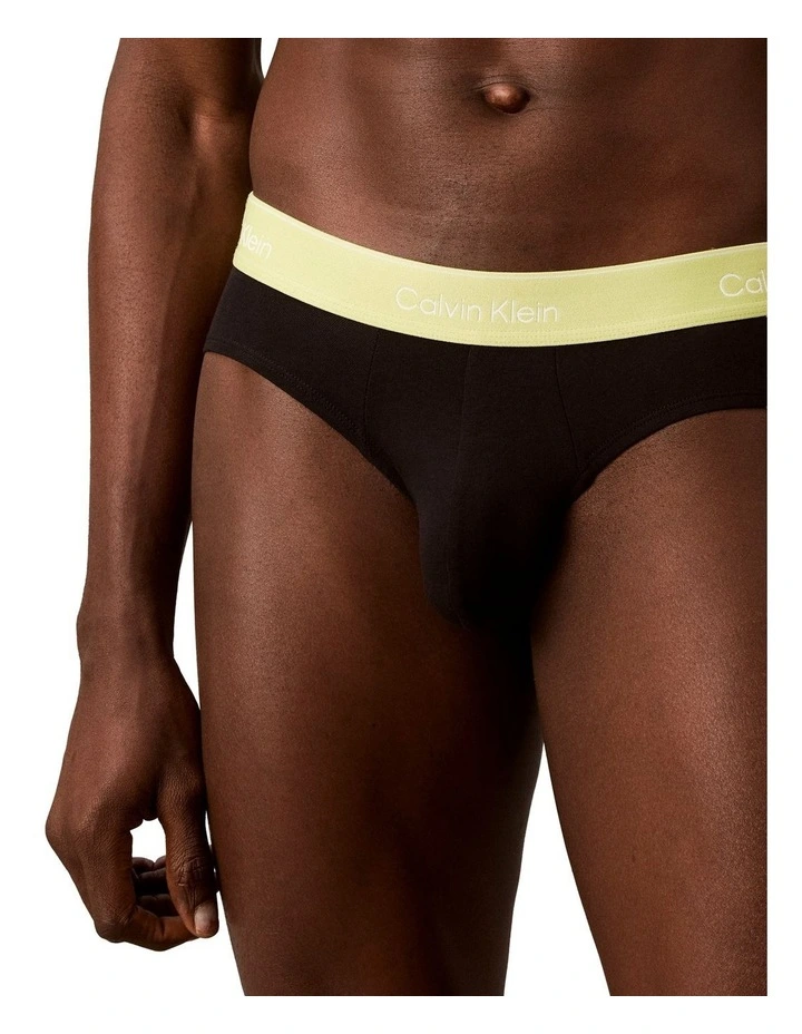 Icon Cotton Briefs 5 Pack in Multi image 6