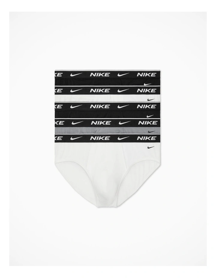 Everyday Stretch Hip Briefs 5 Pack in Multi image 1