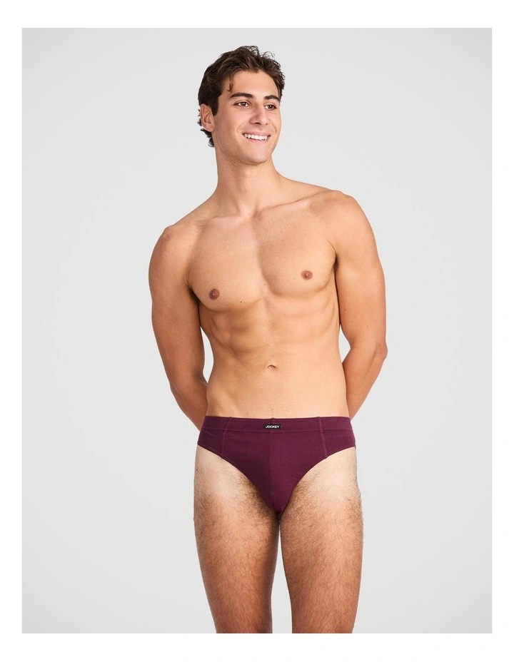 Jockey Men's Cotton Tunnel Waist Brief 4pk image 5