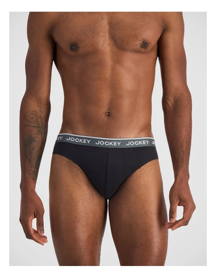 Jockey 4 Pack Attached Elastic Briefs image 2
