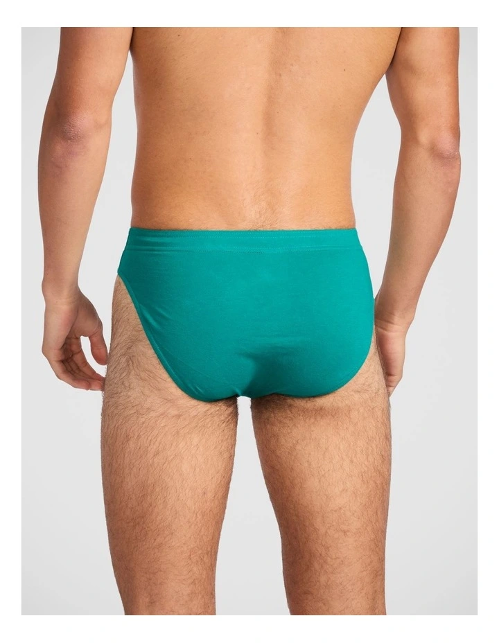 Jockey Men's Cotton Brief 4pk - black image 3
