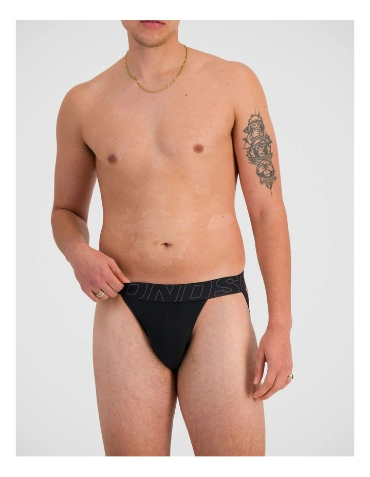Sweat Off Jockstrap 3 Pack in Nu Black image 1