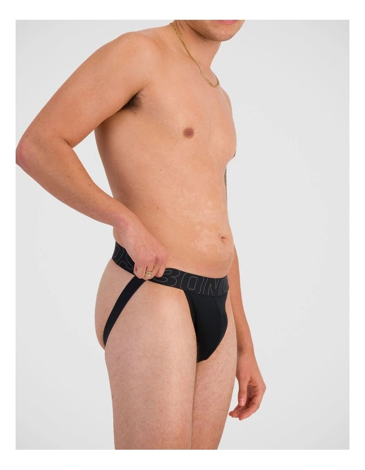 Sweat Off Jockstrap 3 Pack in Nu Black image 2