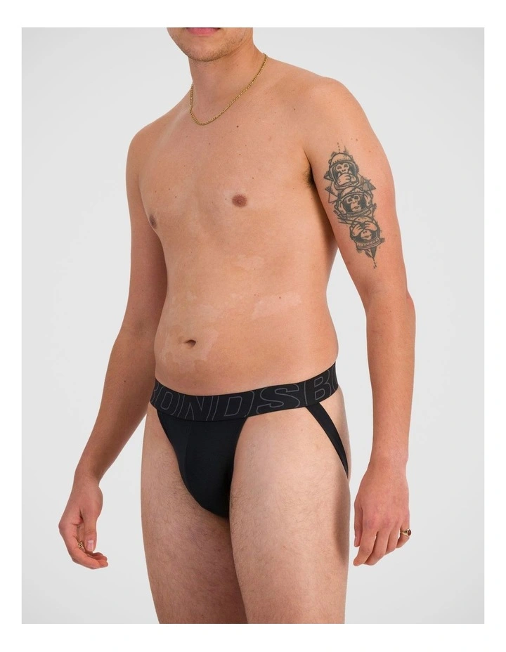 Sweat Off Jockstrap 3 Pack in Nu Black image 3