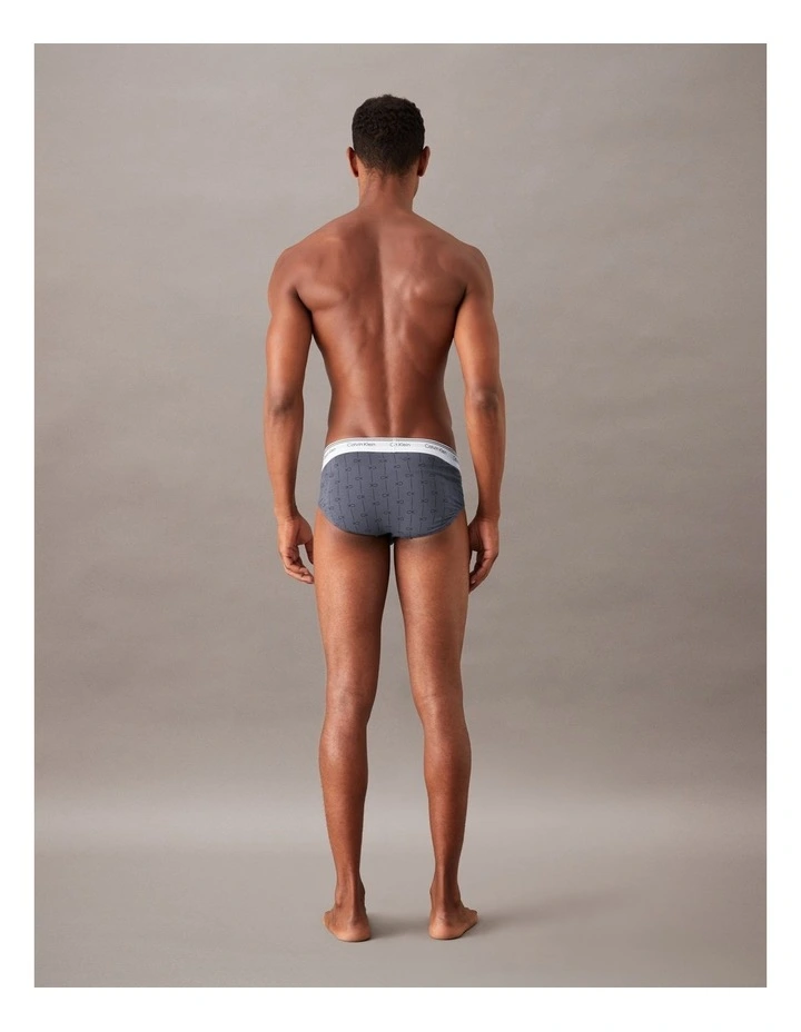 Cotton Stretch Balance Hip Briefs 3 Pack in Multi image 3