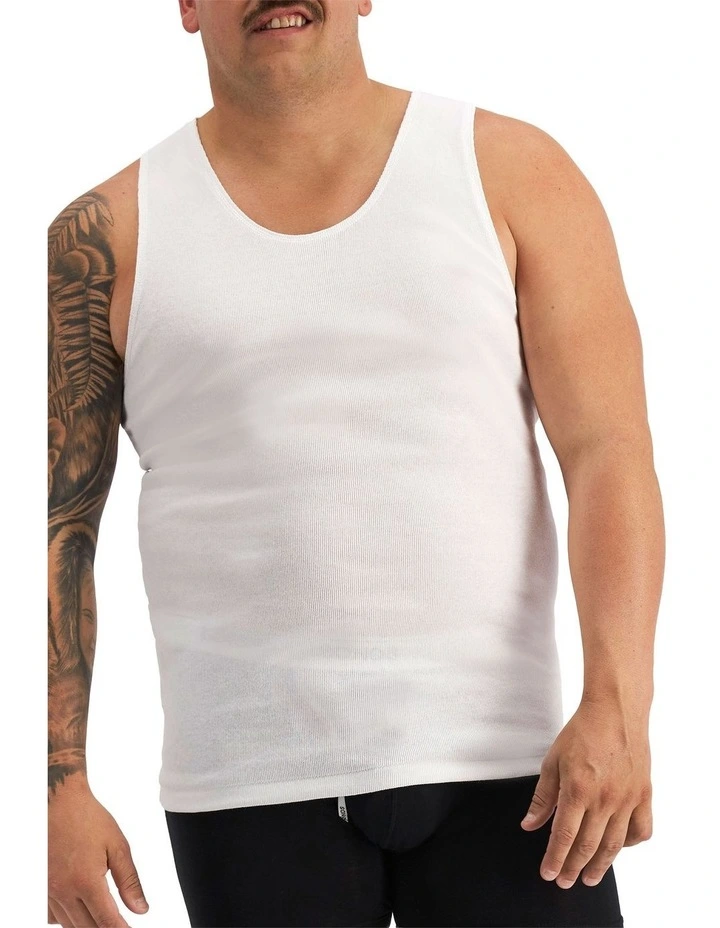 Chesty Athletic Singlet in White image 1