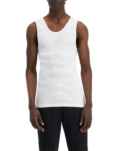 Chesty Athletic Singlet in White