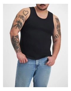 Chesty Singlet in Black