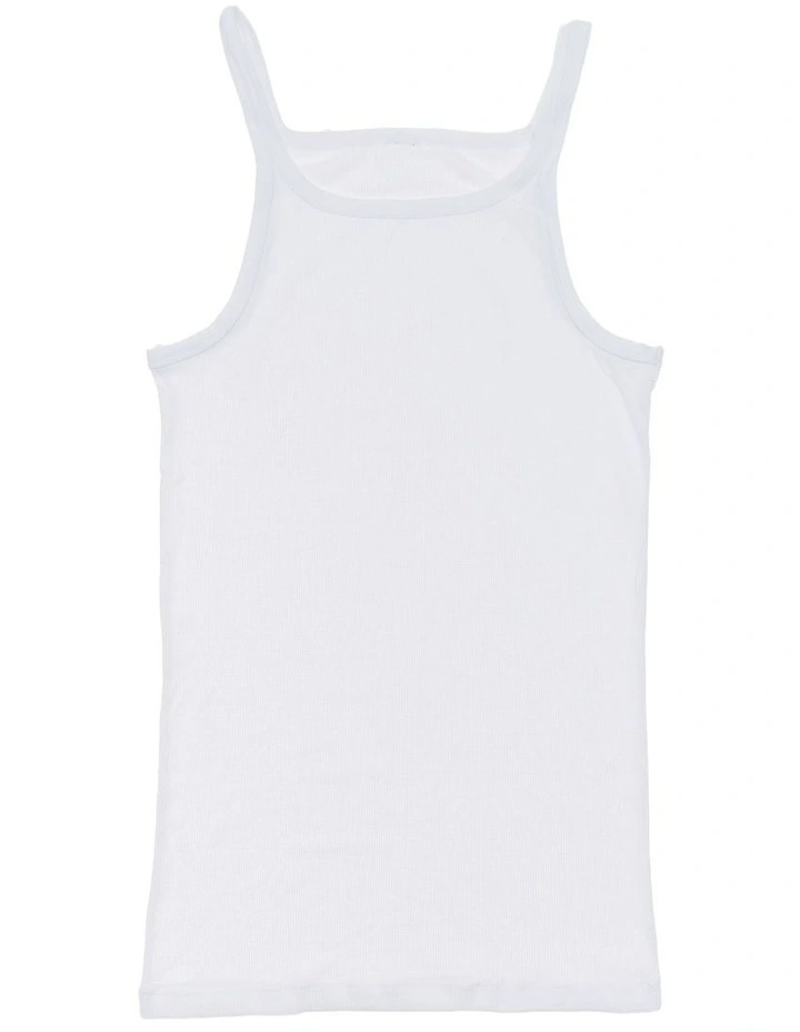 All Seasons Singlet 2 Pack in White image 1