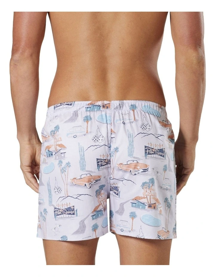 Palm Springs Cotton Boxer in Cloud image 3