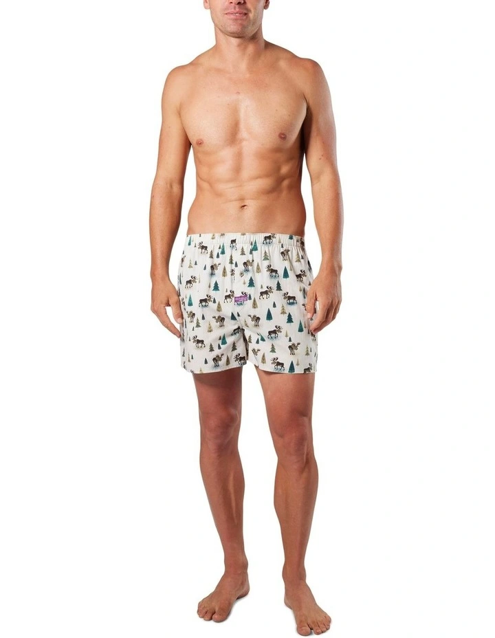 Bear & Moose Cotton Boxer 3 Pack in Multi image 5