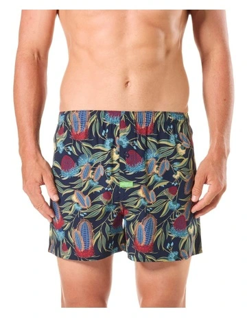 Banksia Bamboo Boxer Shorts in Navy