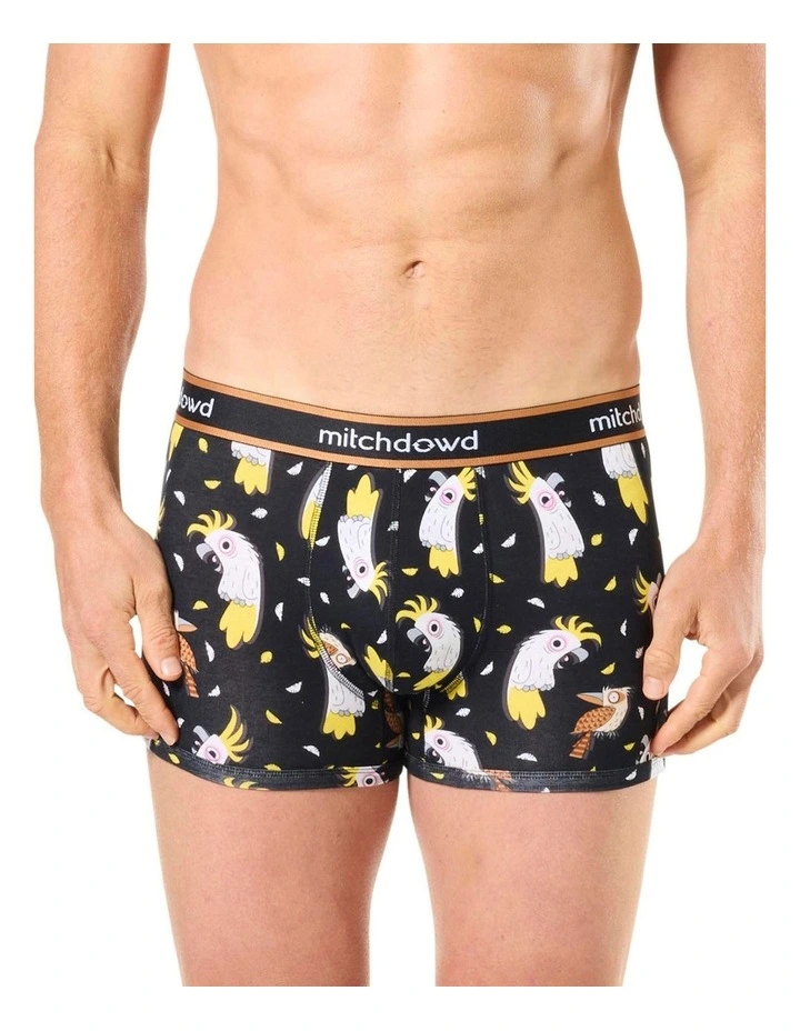 Kooky Birds Trunks 3 Pack in Multi image 2