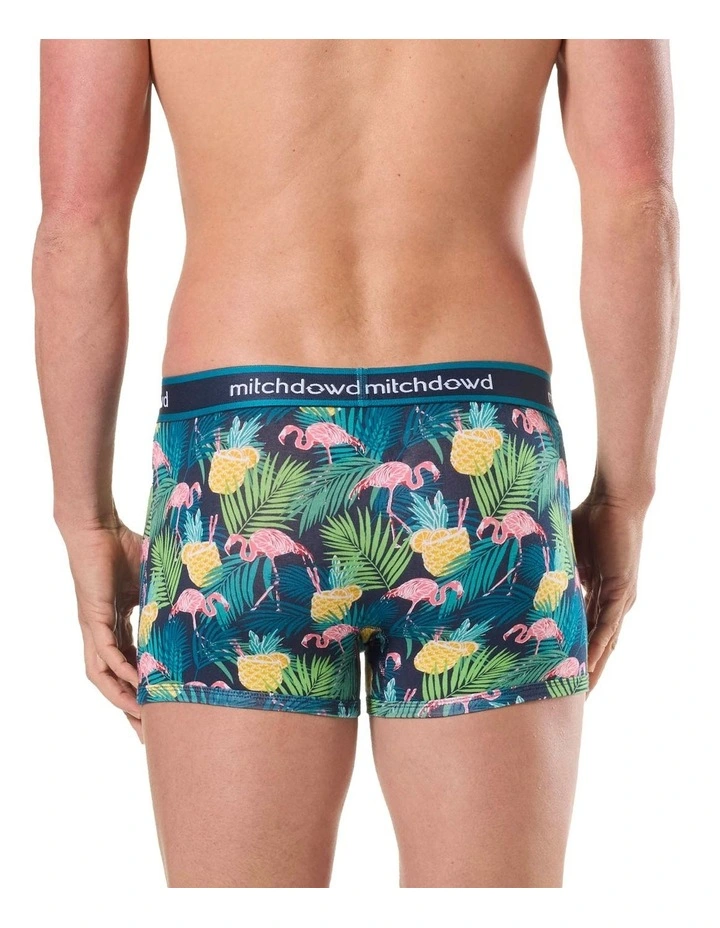 Flamingo Dream Trunks 3 Pack in Multi image 3
