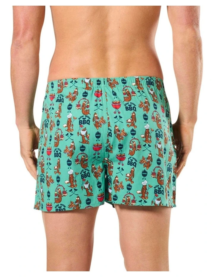 Bow Wow Bbq Woven Boxershorts 3 Pack in Multi image 3