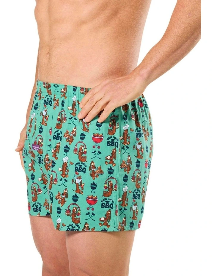 Bow Wow Bbq Woven Boxershorts 3 Pack in Multi image 4