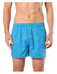 Sunny Jaws Woven Boxershorts 3 Pack in Blue