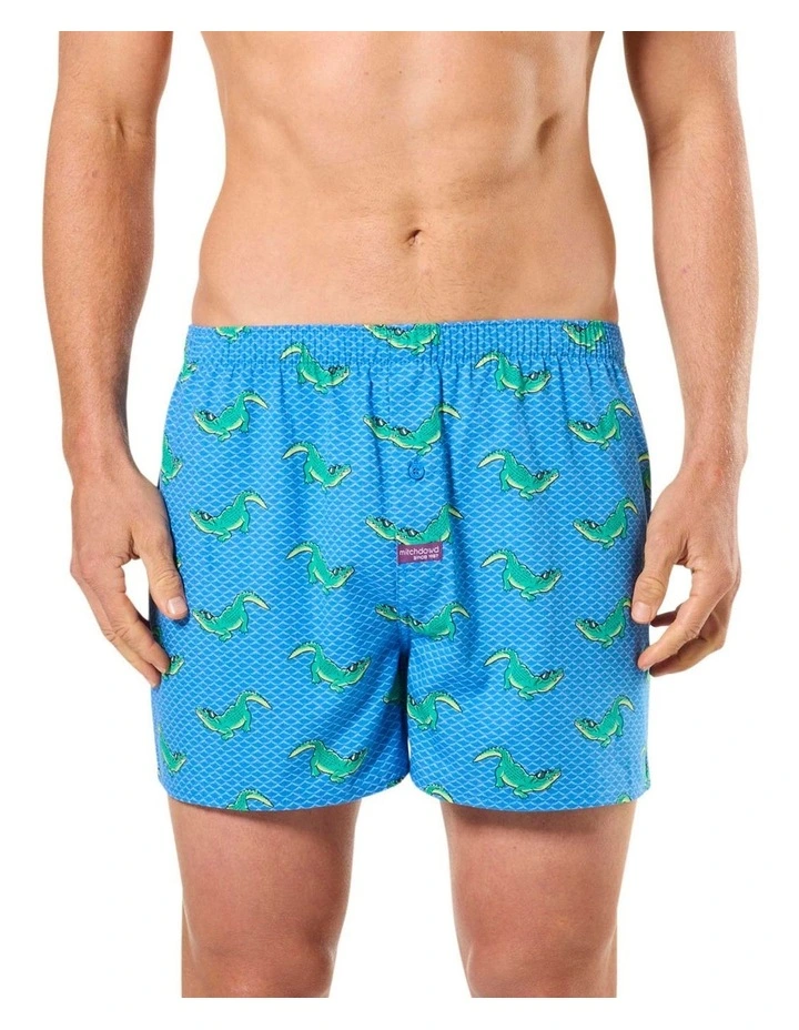 Sunny Jaws Woven Boxershorts 3 Pack in Blue image 1