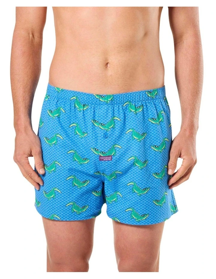 Sunny Jaws Woven Boxershorts 3 Pack in Blue image 2