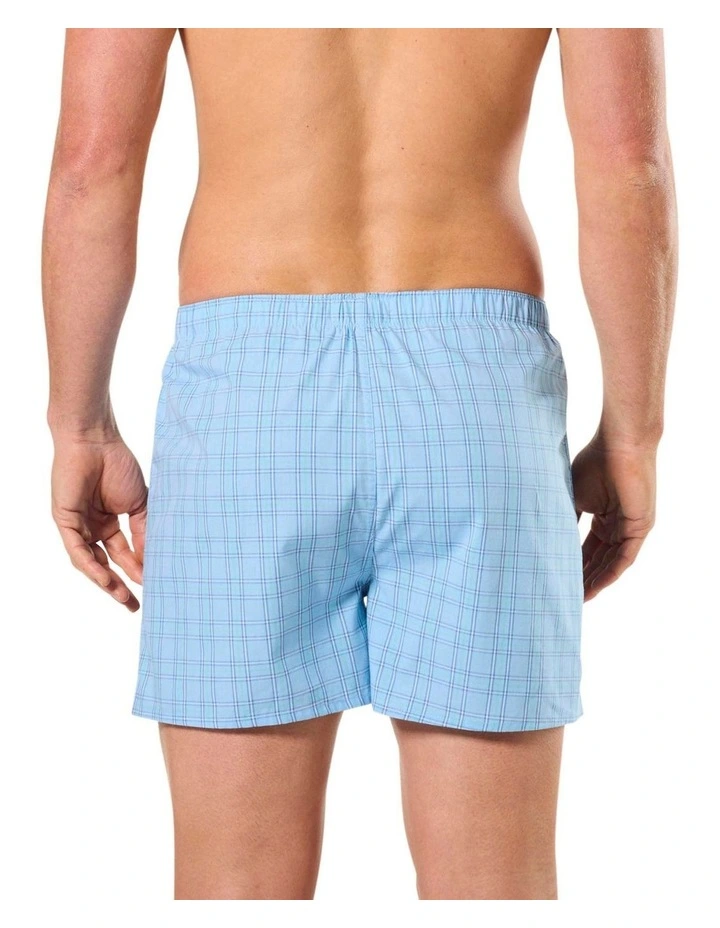 Sunny Jaws Woven Boxershorts 3 Pack in Blue image 3