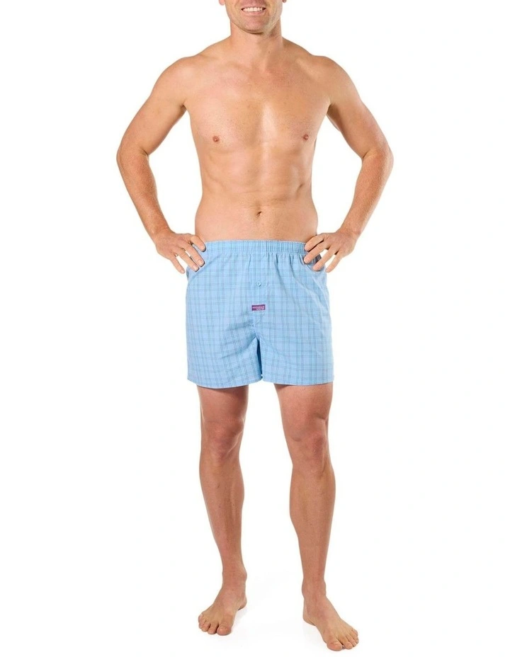 Sunny Jaws Woven Boxershorts 3 Pack in Blue image 5