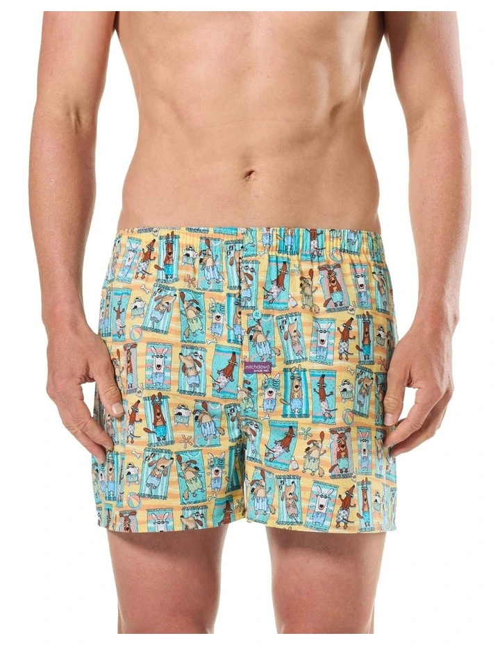 Sunbaked Dawgs Woven Boxershorts 3 Pack in Multi image 2