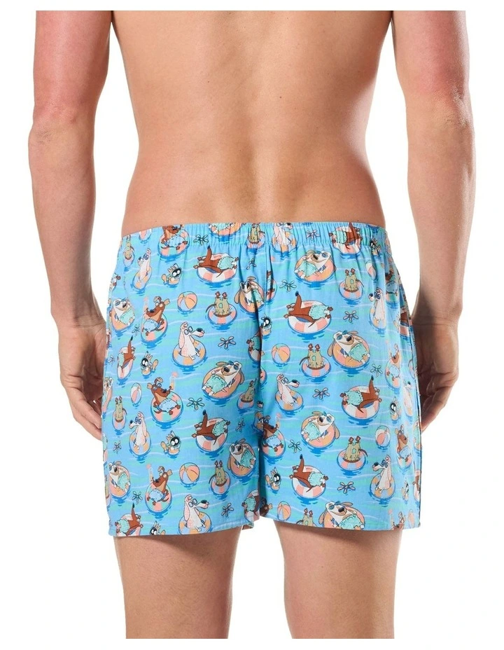 Sunbaked Dawgs Woven Boxershorts 3 Pack in Multi image 3