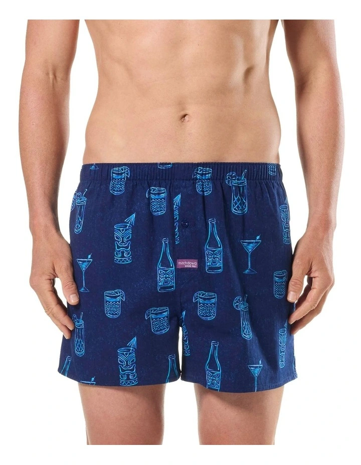Tiki Town Woven Boxershorts 3 Pack in Multi image 2