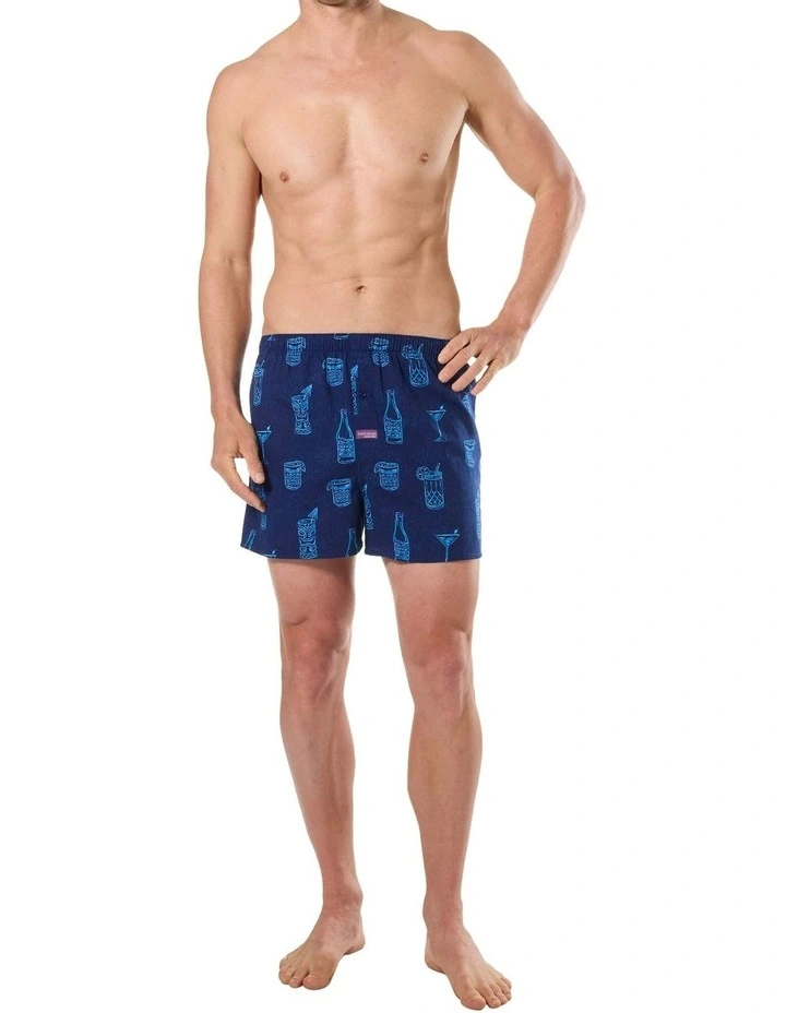 Tiki Town Woven Boxershorts 3 Pack in Multi image 4