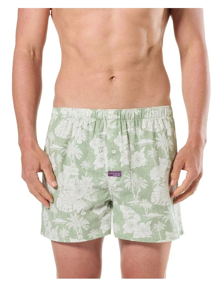 Maui Woven Boxershorts Pack Of 3 in Multi image 2