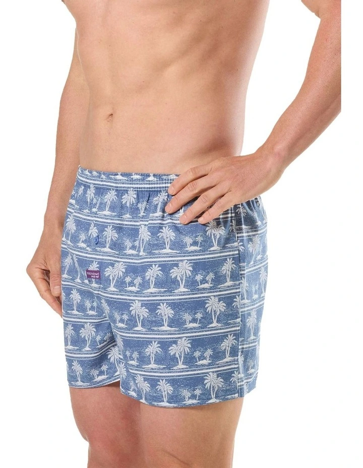 Maui Woven Boxershorts Pack Of 3 in Multi image 3