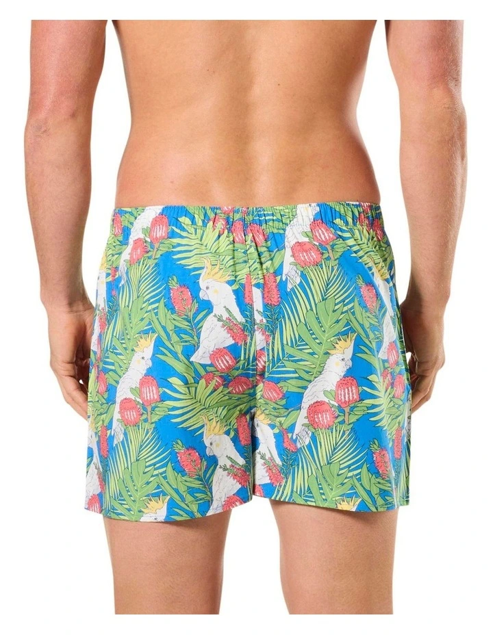 Cockatoo Leaves Bamboo Boxershort in Multi image 2