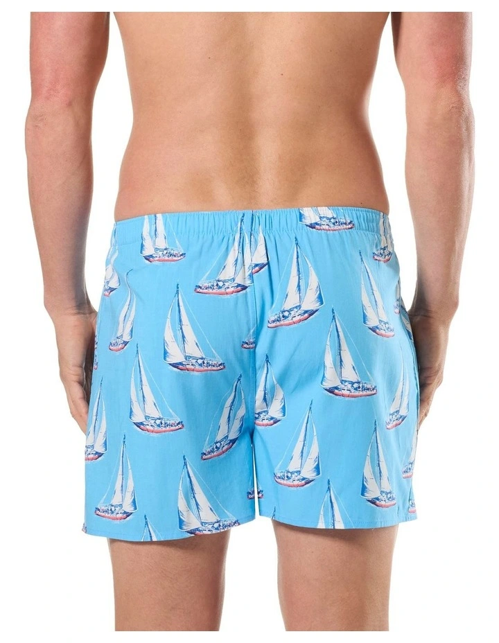 Sailing Bamboo Boxer Short in Blue image 2