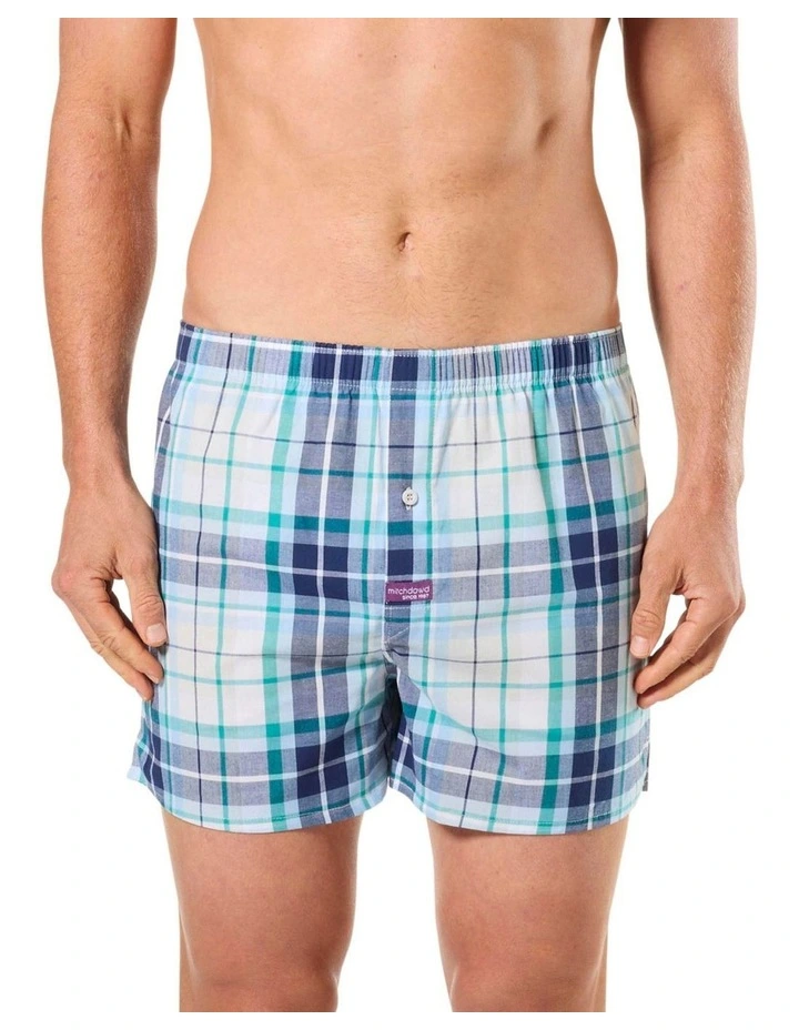 Checkered Past Stretch Woven Boxer Short in Multi image 1