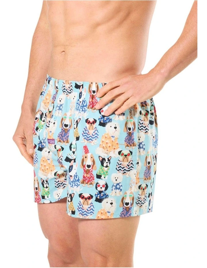 Doggy Shirts Cotton Boxershort in Multi image 3