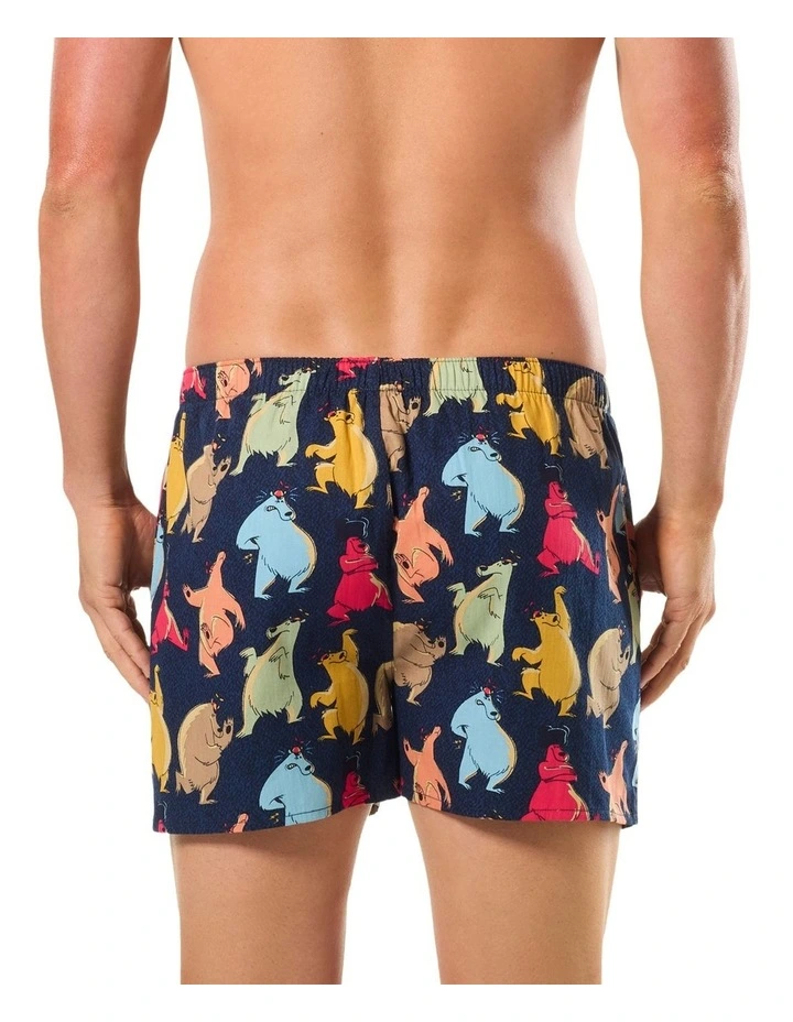 Dance Cotton Woven Boxer in Black image 2