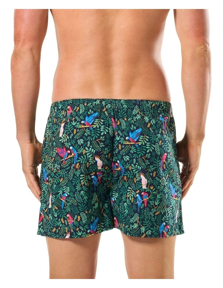 Bird Kingdom Bamboo Woven Boxer in Multi image 2