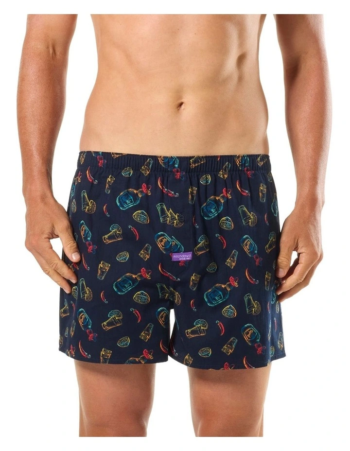 Old Fashioned Boxer Shorts 3 Pack in Multi image 2