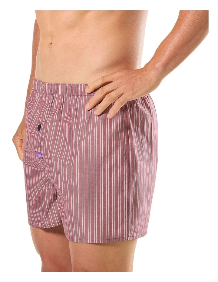 Old Fashioned Boxer Shorts 3 Pack in Multi image 4