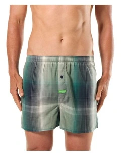 Machine Bamboo Woven Boxer in Multi
