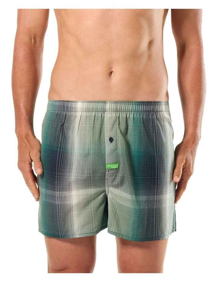 Machine Bamboo Woven Boxer in Multi image 1