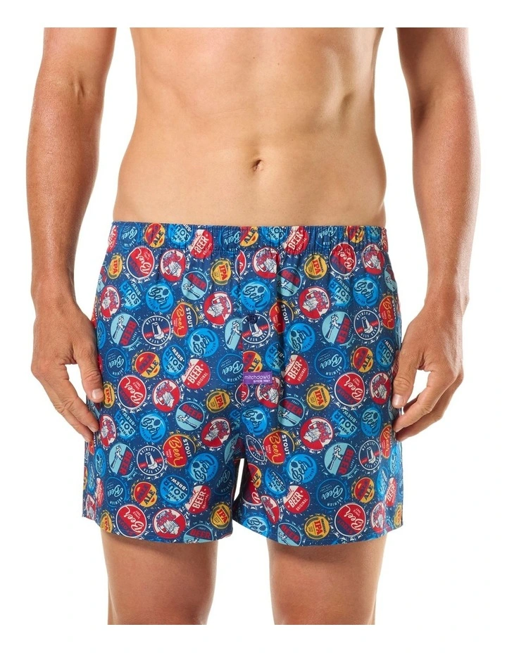 Beer Me Cotton Woven Boxers 3 Pack in Multi image 2