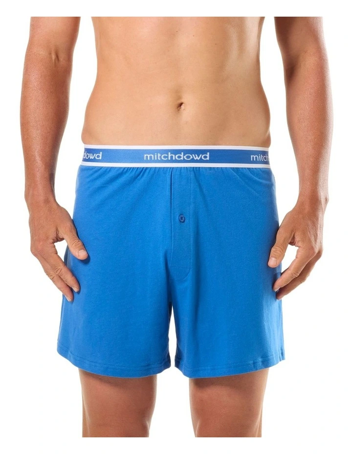 Loose Fit Knit Boxers 3 Pack in Multi image 2