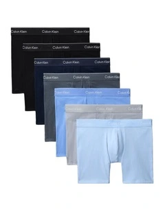 Icon Cotton Stretch Boxer Brief 7 Pack in Multi