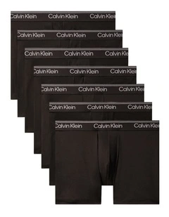 Microfiber Stretch Boxer Brief Pack Of 3 in Black