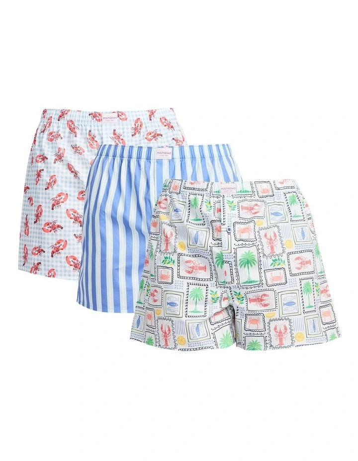 3 Pack Cray Pots Cotton Woven Boxers image 1