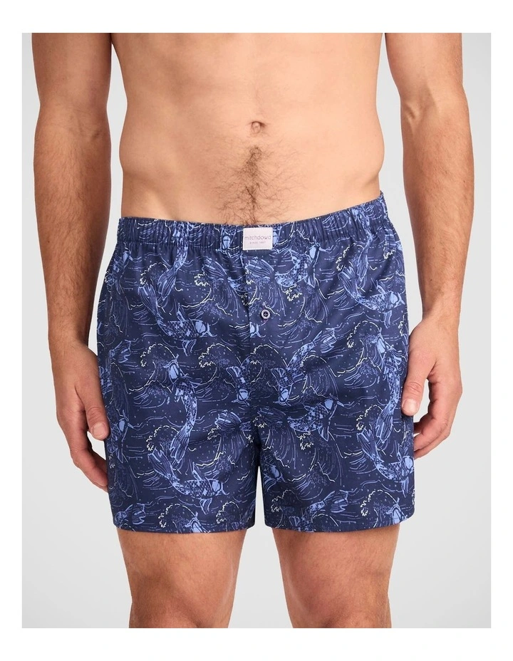 3 Pack Koi Pond Cotton Woven Boxers image 2