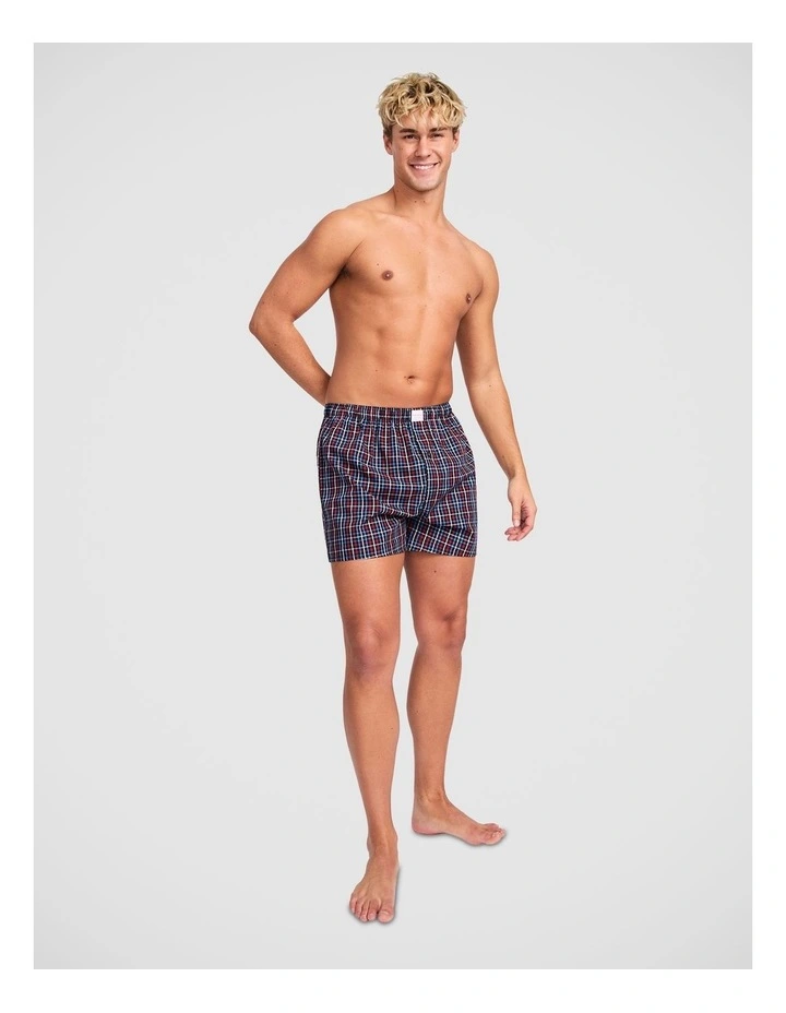 3 Pack Classic Cotton Woven Boxers image 5