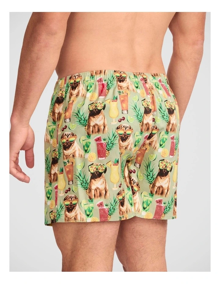 Party Pugs Cotton Woven Boxer image 2