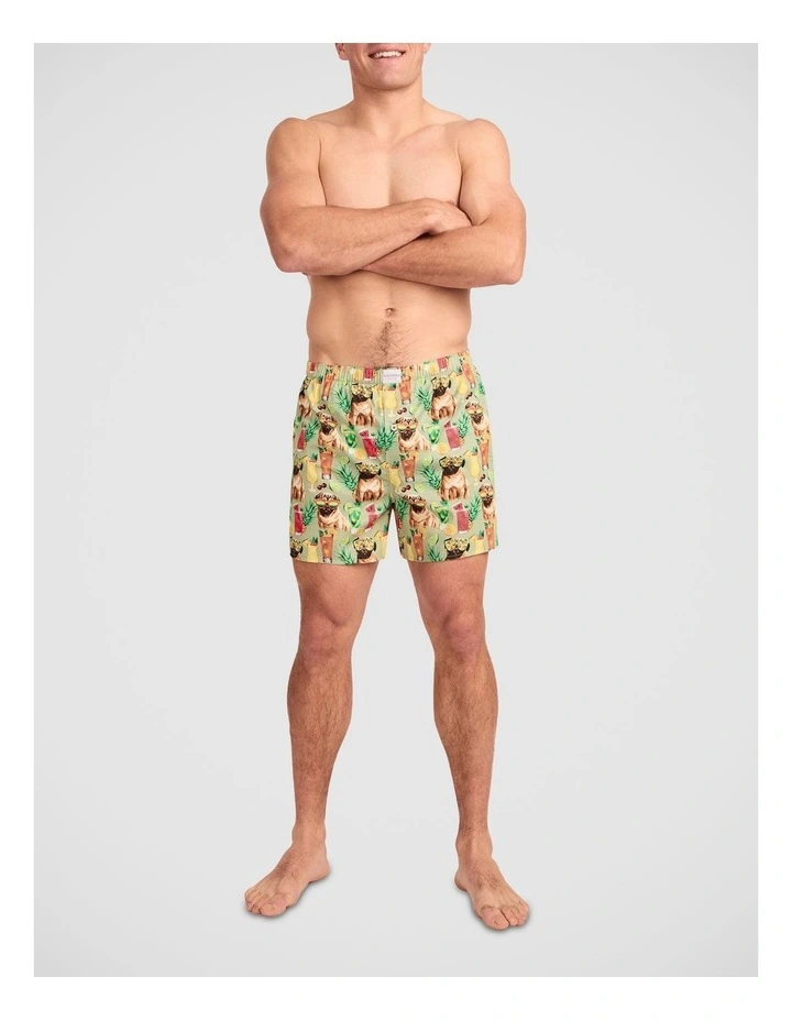 Party Pugs Cotton Woven Boxer image 4
